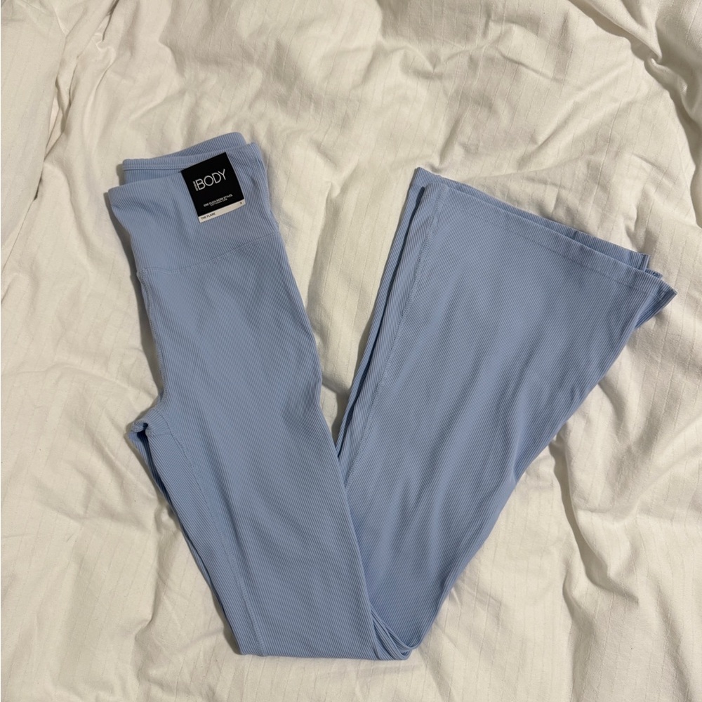 🩵Cotton On Body Ribbed Blue Flare Leggings Size S NWT 🩵